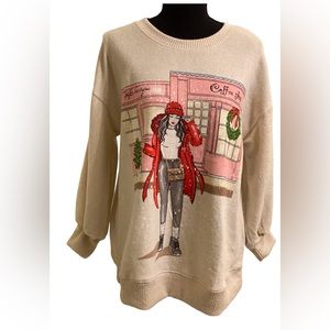 Gifts Boutique and Coffee Shop Christmas Sweatshirt